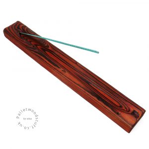 Reclaimed Wood Incense Burner 16 | Burnt Orange