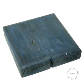 Dyed Palletwood Coaster 05 | Sky Blue