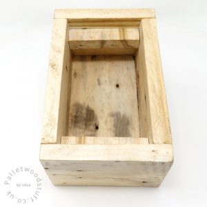 Small Bare Palletwood Box from Palletwood Stuff